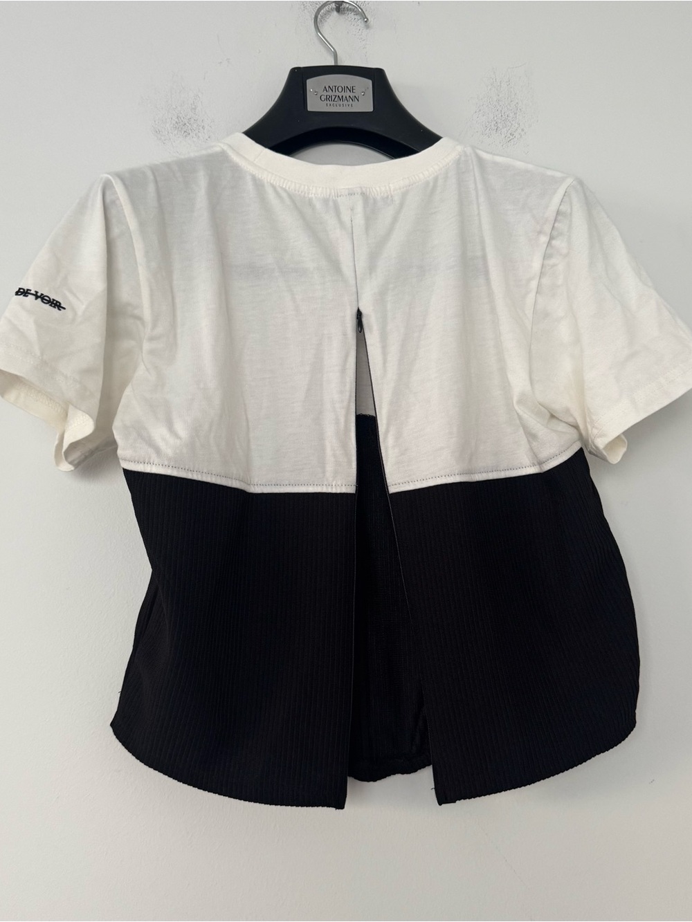 NWT Maniere De Voir Corset Top 12 UK 16 Two Tone Colorblock Artsy Going Out Y2K - Picture 5 of 11
